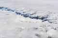 Aerial Tibet mountain