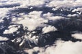 Aerial Tibet mountain