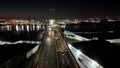 Aerial Timelapse of the Walt Whitman Bridge Philadelphia