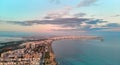 Aerial top photo bird eye view Torrevieja cityscape Royalty Free Stock Photo