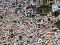 Aerial top view of Medina in Fes, Morocco Royalty Free Stock Photo