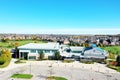 Aerial of Town of Halton Hills Gellert Community Centre, Ontario, Canada