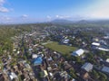 Aerial traditional Village in Sumbawa