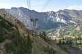 Aerial Tram at Snowbird Resort in Sandy, Utah Royalty Free Stock Photo