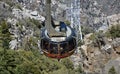 Aerial Tram Way at Mount San Jacinto in the Coachella Valley, Palm Springs, California Royalty Free Stock Photo