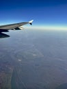 Aerial of ventres louisiana on a foggy morning Royalty Free Stock Photo