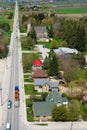 Aerial vertical of Kenilworth, Ontario, Canada