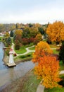 Aerial vertical of Wellington Park in Simcoe, Canada