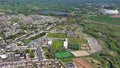 Aerial Video Ballymena United Football Showgrounds Co Antrim Northern Ireland