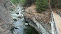 Bridge over Loves Falls Eureka Plumas forest California