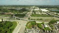 Aerial video i95 and Broward Boulevard