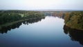 Aerial video of the lake