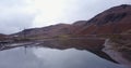 Aerial video in the Peruvian Andes. Ticlio mountain