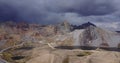 Aerial video in the Peruvian Andes. Ticlio mountain