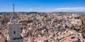 Aerial vie of Matera city in the region of Basilicata, Southern Italy Royalty Free Stock Photo