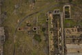 Aerial view of the Abandoned former mining operations peÃÂ±arroya-pueblonuevo Spain