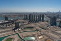 Aerial view of Abu Dhabi city skyline from Al Reem Island | Middle East travel destinations | United Arab Emirates Royalty Free Stock Photo