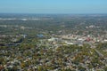 Aerial view across Brantford Ontario, Canada