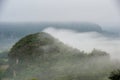 Aerial View across the Vinales Valley in Cuba. Royalty Free Stock Photo