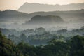 Aerial View across the Vinales Valley in Cuba. Royalty Free Stock Photo