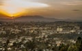 Aerial view of Addis Ababa Royalty Free Stock Photo