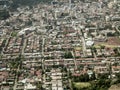 Aerial view of Addis Ababa, Ethiopia on sunny day