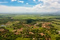 Agricultural land and tropical landscape. Sri Lanka. Royalty Free Stock Photo