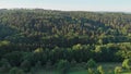 Aerial view of agricultural land in the Swabian forest