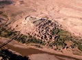 Aerial view on Ait Ben Haddou in Morocco