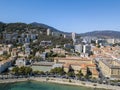 Aerial view of Ajaccio, Corsica, France. Royalty Free Stock Photo