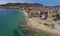 Aerial view of Ajaccio, Corsica, France. Royalty Free Stock Photo