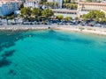 Aerial view of Ajaccio, Corsica, France. Royalty Free Stock Photo