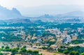 Aerial view of the Al Hamra town in Oman Royalty Free Stock Photo