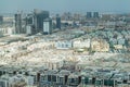 Aerial view of Al Karama neighborhood in Dubai, U