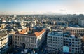 Aerial view of Al Marjeh Square in Damascus Syrian Arab Republic