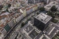 Aerial view of Alameda residential district in Lisbon downtown, Portugal