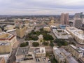 The Alamo Mission aerial view, San Antonio, Texas, USA Royalty Free Stock Photo