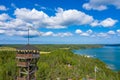 Aerial view of Aland Islands at summer time. Finland. The Archipelago. Photo made by drone from above. Nordic Natural Landscape Royalty Free Stock Photo