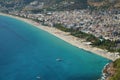 Aerial View of Alanya Town in Antalya, Turkiye