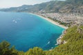 Aerial View of Alanya Town in Antalya, Turkiye