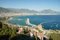 Aerial View of Alanya Town in Antalya, Turkiye