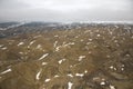 Aerial view of alaskan wilderness