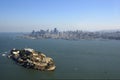 Aerial view of Alcatraz, Bay B