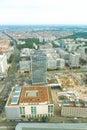 Aerial view of Alexanderplatz in Berlin