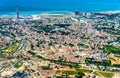 Aerial view of Algiers, the capital of Algeria Royalty Free Stock Photo