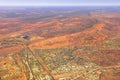 Alice Springs scenic flight Royalty Free Stock Photo