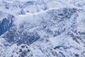 Alps in Austrian, aerial view Royalty Free Stock Photo