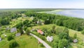 Aerial view of Altja, Estonia Royalty Free Stock Photo