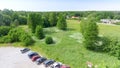 Aerial view of Altja, Estonia Royalty Free Stock Photo