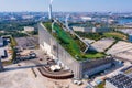 Waste-to-Energy Power Plant in Copenhagen with the ski area on the roof